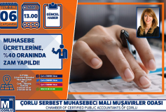 Muhasebe Ücretlerine, Yüzde 40 Oranında Zam Yapıldı!