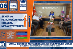 Şener Ve Perçinoğlu'ndan, Odamiza Nezaket Ziyareti