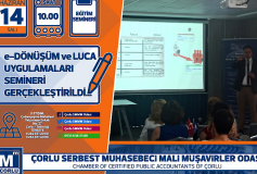 Odamız Ve Mmmb Derneği İle Düzenlenen E-Dönüşüm Ve Luca Uygulamaları Seminerimiz, Luca Proje Koordinatörü Cenk İçer, İşnet E-Dönüşüm Hizmetleri Grup Müdürü Ayhan Akgöz Sunumu İle Gerçekleşmiştir. 