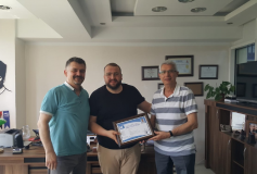 Büro Adres Değişikliğinde Bulunan Smmm Hakan Arican'a Yönetim Kurulumuz Büro Ziyareti Gerçekleşmiştir. Çalışmalarında Başarılar Dileriz