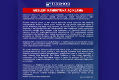 Mesleki Kamuoyuna Açiklama