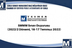 Smmm Sınav Duyurusu (2022/2 Dönemi, 16-17 Temmuz 2022)