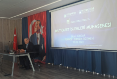 Çorlu Smmm Odamızda Türmob - Sürgem Eğitmeni Smmm Sinan Dündar' In Sunumu İle Dış Ticaret İşlemleri Muhasebesi Konulu Seminer Düzenlenmiştir