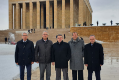 1-7 Mart Muhasebe Haftası Etkinlikleri Kapsamında Yönetim Kurulu Başkanımız İbrahim Otsekin' İn Anıtkabir Ziyareti 