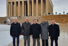 1-7 Mart Muhasebe Haftası Etkinlikleri Kapsamında Yönetim Kurulu Başkanımız İbrahim Otsekin' İn Anıtkabir Ziyareti 