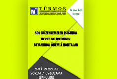 Sirküler No:13 2022/2 Nolu Mali Mevzuat Yorum/uygulama Sirküsü