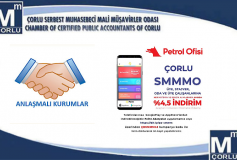 Petrol Ofisi'nden Çorlu Smmmo Üye , Stajyer , Oda Ve Üye Çalışanlarına Her Motorin Ve Benzin Alımlarında Anında %4,5 İndirim