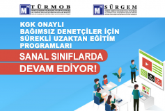Kgk Onayli Bağimsiz Denetçiler İçin Sürekli Uzaktan Eğitim Programlari 2022 Yilinda Da Sanal Siniflarda Devam Ediyor