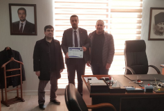 Büro Adres Değişikliğinde Bulunan Smmm Mustafa Serkan Akbulut'a Büro Dentim Komitesi Ziyaret Gerçekleştirmiştir.çalışma Hayatında Başarılar Dileriz