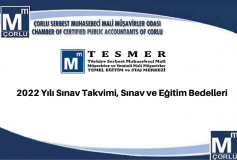 2022 Yili Sinav Takvimi, Sinav Ve Eğitim Bedelleri