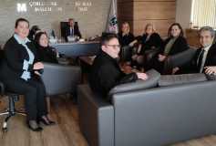 04.01.2022 Tekirdağ Smmm Odasi Yönetimine Adayliğini Açiklayan Smmm Nurten Pandir Çakir Ve Ekibi Odamizin Yönetim Kurulunu Ziyaret Etmişlerdir.