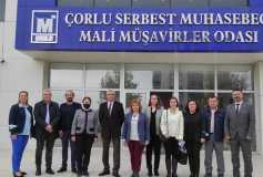 Odamızı Ziyarette Bulunan Mmmbd Çorlu Şb. Yönetim Kurulu Üyelerine Teşekkürlerimizi Sunar, Çalışmalarında Başarılar Dileriz.