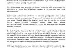 Mesleki Kamuoyuna Duyuru...