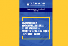Türmob Özel Mevzuat Sirküsü 2021/122