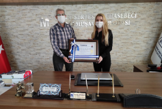 Çorlu Smmm Odamızın Yönetim Kurulu Tarafından , Arzu Kiliç'a Ruhsatı Teslim Edildi. Kendisine Meslek Hayatın Da Başarılar Dileriz.