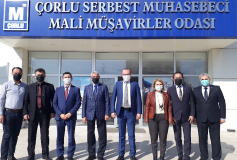 1-7 Mart Muhasebe Haftası Nedeni İle Çorlu Chp İlçe Başkanı Sn Özgür Ertaş, Smmm Değer Kara, Smmm Özlem Açik, Smmm Öner Tekin Yönetim Kurulumuzu Ziyarete Gelmişlerdir.