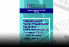 Vergi Borçlarının Yeniden Yapılandırılması Ve Bazı Vergi Kanunlarda Değişiklik Yapılması İlişkin 7256 Sayılı Kanun Düzenlemeler