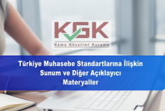 Türkiye Muhasebe Standartlarına İlişkin Sunum Ve Diğer Açıklayıcı Materyaller