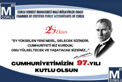 Cumhuriyetimizin 97. Yılı Kutlu Olsun.