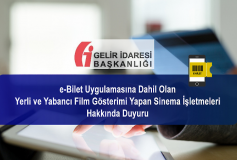 Yerli Ve Yabancı Film Gösterimi Yapan Sinema İşletmeleri Hakkında Duyuru