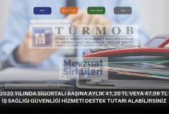 2020 Yılında Sigortalı Başına Aylık 41,20 Tl Veya 47,09 Tl İş Sağlığı Güvenliği Hizmeti Destek Tutarı Alabilirsiniz